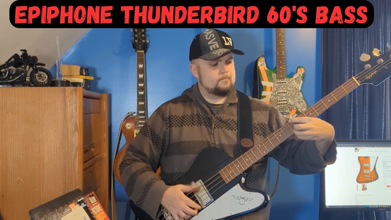 Демонстрация бас-гитары Epiphone Thunderbird 60-х годов