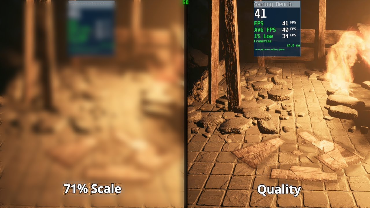 AMD FSR vs Resolution Scale - Image Quality Comparison With Similar FPS!