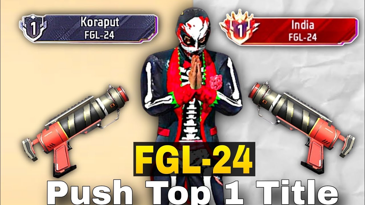 Pushing Top op 1 Title in Fgl-24 Weapon Glory Push  In Season 40 |Ep-2  #rankpush