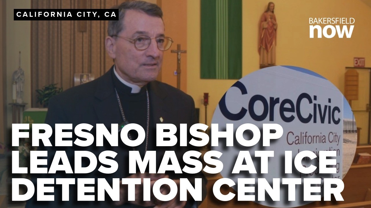 Fresno bishop leads Mass, prays with detainees at California City detention center