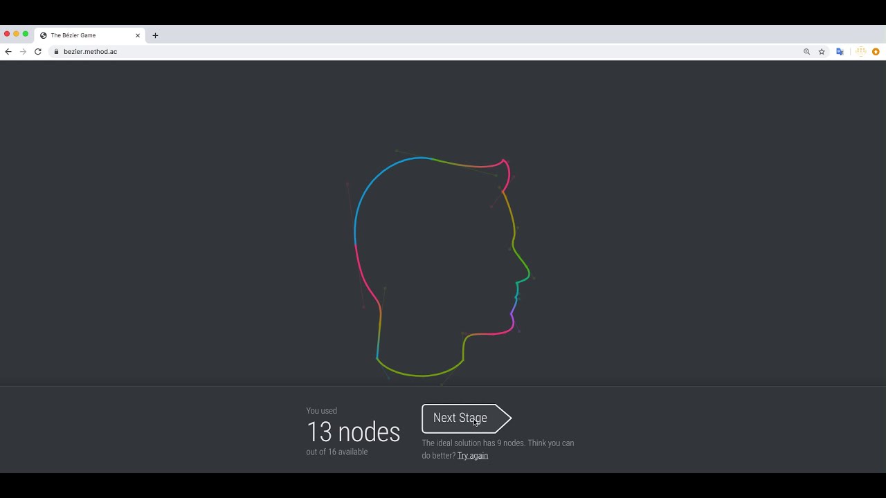 Bezier Game - Stage6 - (Face)