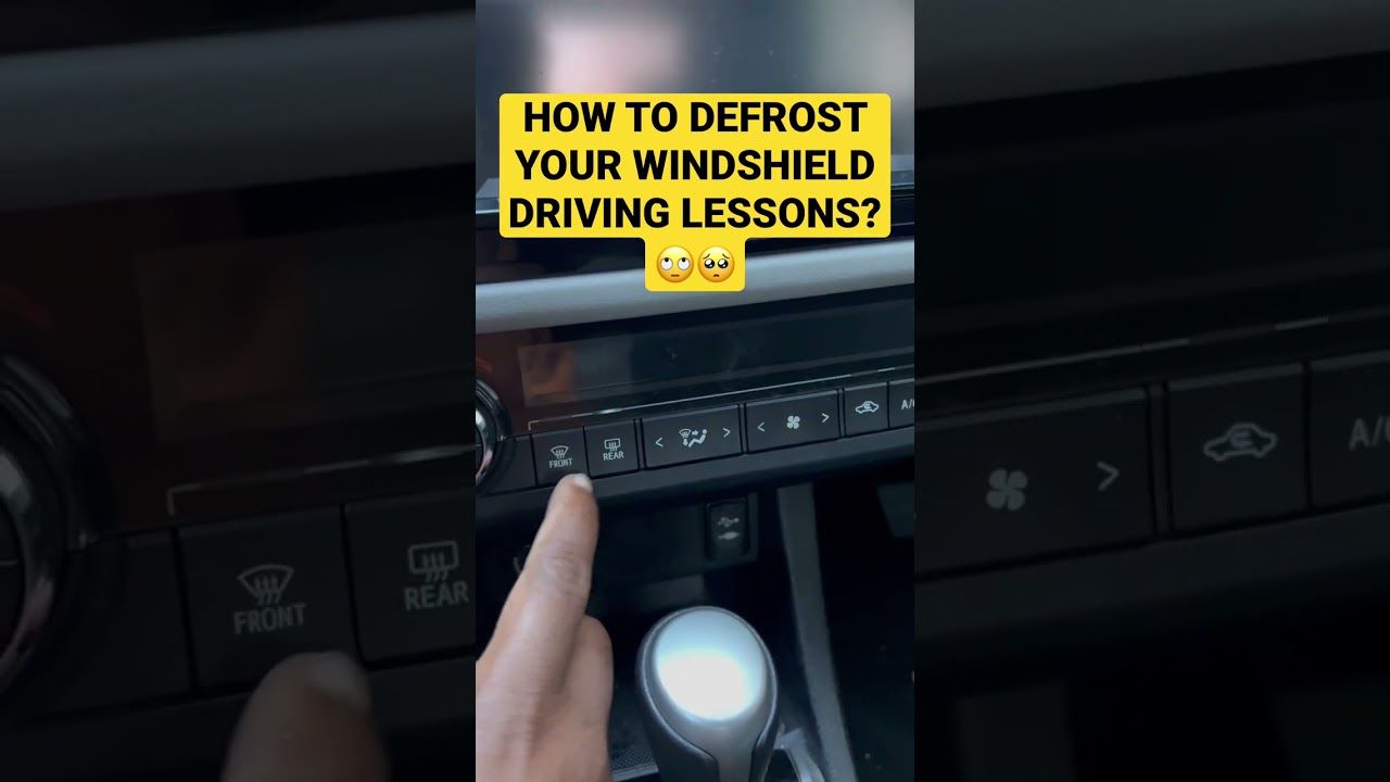 HOW TO DEFROST YOUR WINDOW ON YOUR DRIVER&rsquo;S TEST? #drivinglessons #roadtest pierrepauldrivingschool