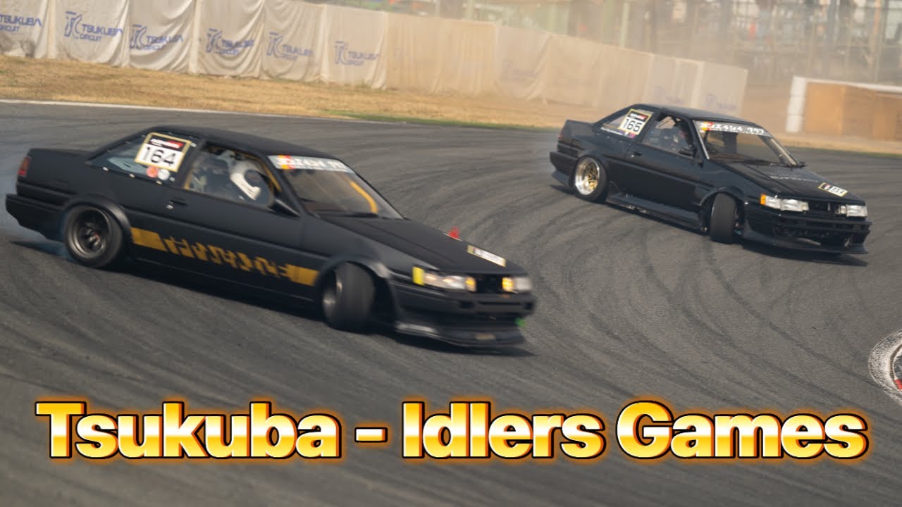Drifting my AE86 at Tsukuba Circuit - Idlers games