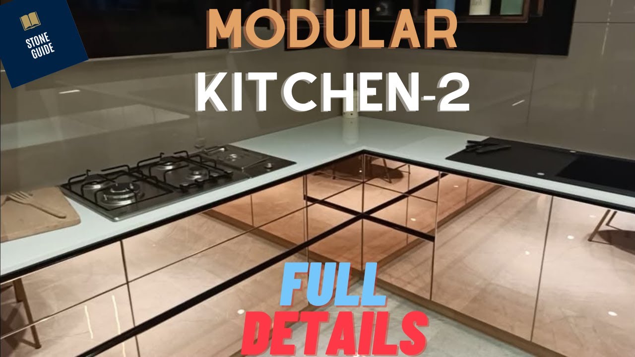 Modular Kitchen-2: Nano white, Galaxy, Full body tile, Hettich, Hafele, Blum