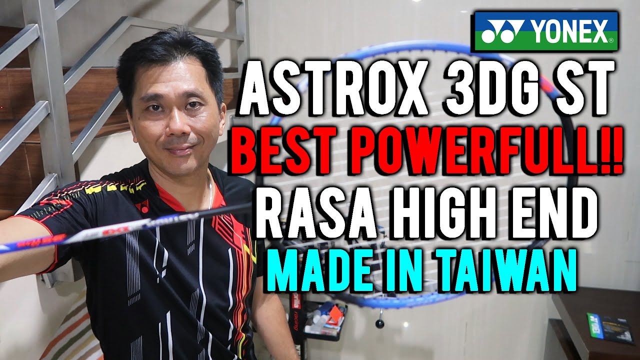 YONEX ASTROX 3DG ST BEST RAKET UNDER 1 JUTA!! SANGAT POWEFULL!! MADE IN TAIWAN