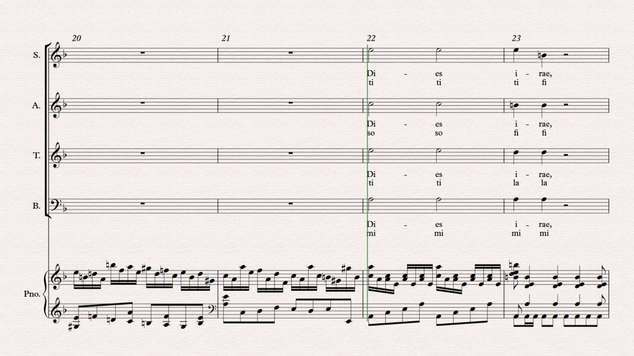 Dies Irae - Mozart's Requiem Mixdown Track