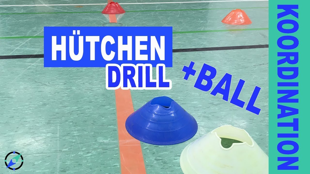 Mehr Hütchen-Drills für flinke Füße - Koordination mit Hütchen und Ball