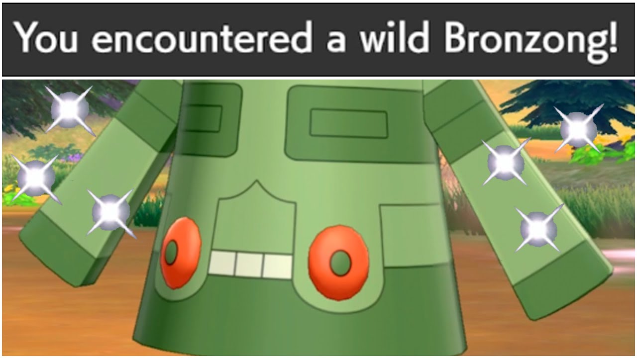 Shiny Bronzong Pokemon Sword and Shield FULL ODDS!