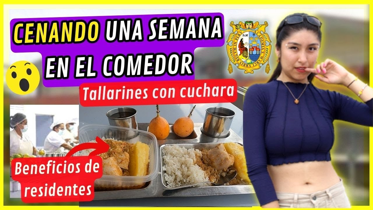 🍱 Cena 1 semana en el COMEDOR UNIVERSITARIO de San Marcos 🚨 #unmsm 👎😨👍 pt. 3