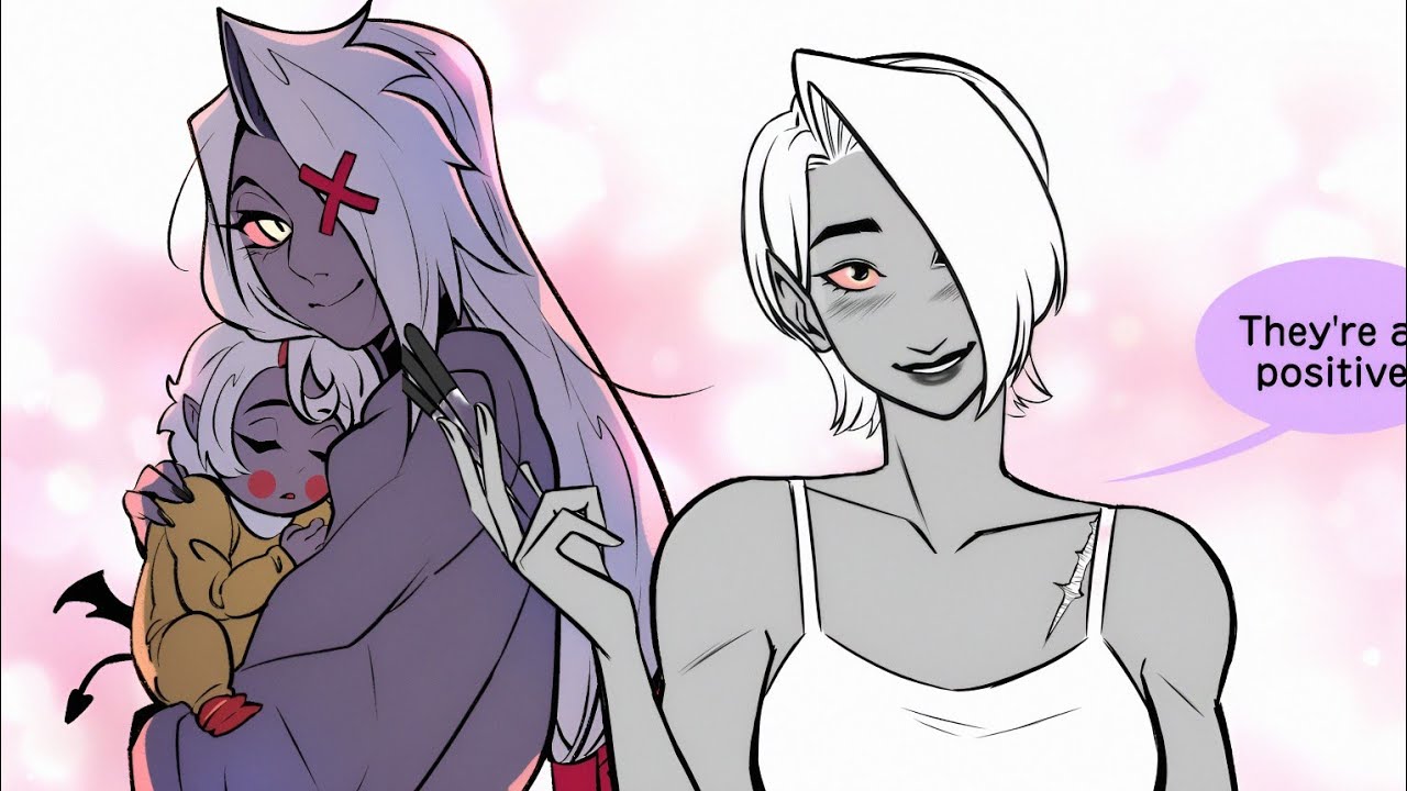 Vaggie Is Having A Baby!😳👶🍼Hazbin Hotel Season 2 COMIC DUB 