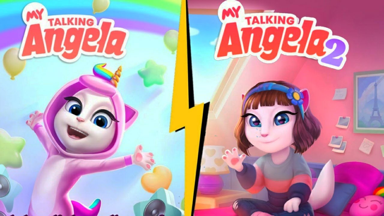 My Talking Angela 2 VS My Talking Angela Android Gameplay Episode 7