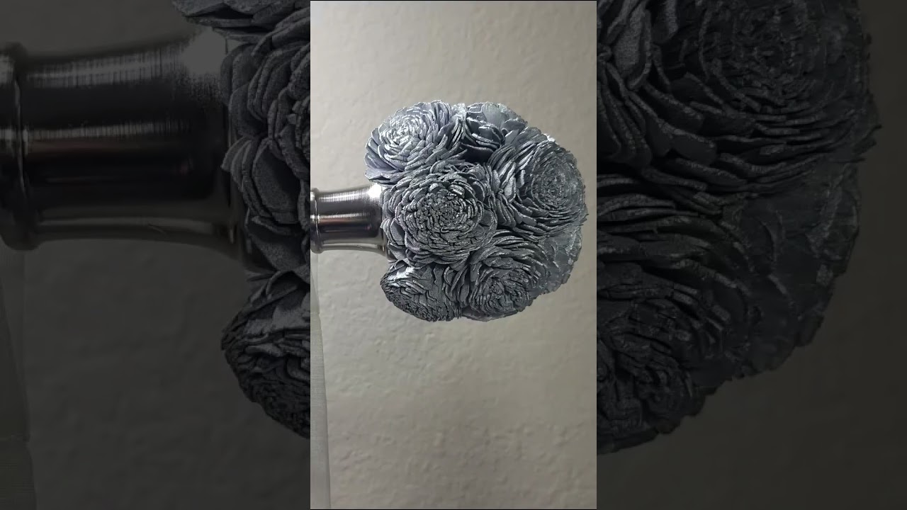 Always with end caps for curtain rod ideas 😬😂 #dollartreediy #decordiy #diy #fiveminutecrafts