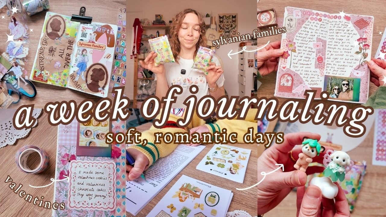 a cozy week of journaling ☆ opening blind boxes & junk journal with me