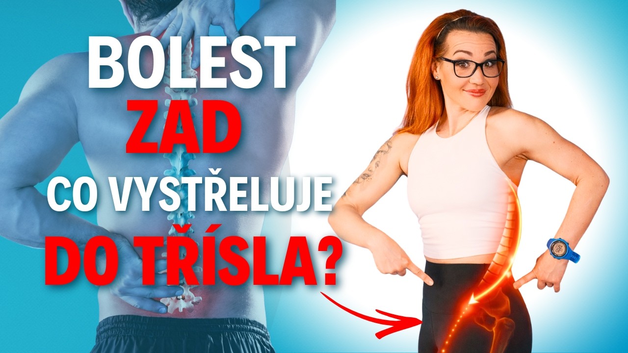 CVIKY na bolest ZAD, která vystřeluje až do TŘÍSLA – když se záda seknou