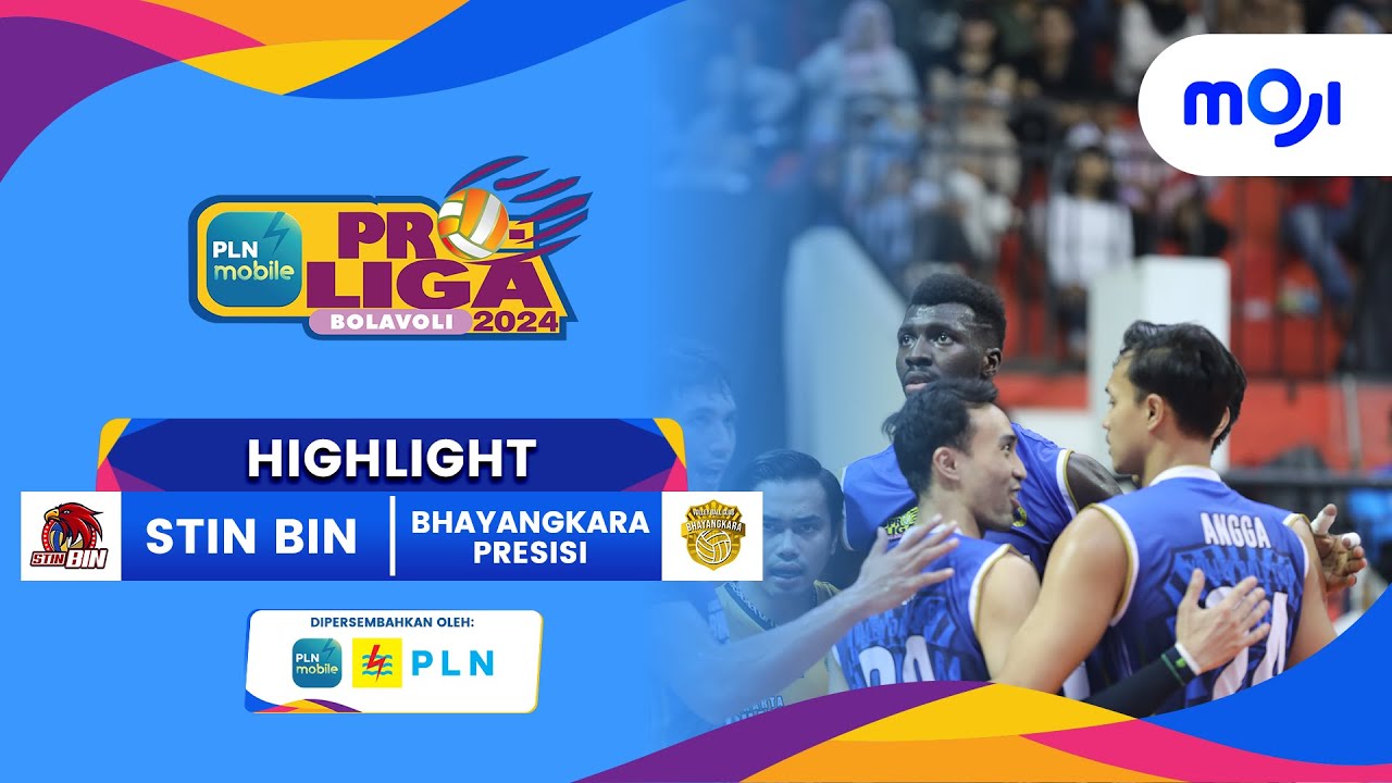 STIN BIN VS Bhayangkara Presisi 1-3 | Highlight PLN Mobile Proliga 2024