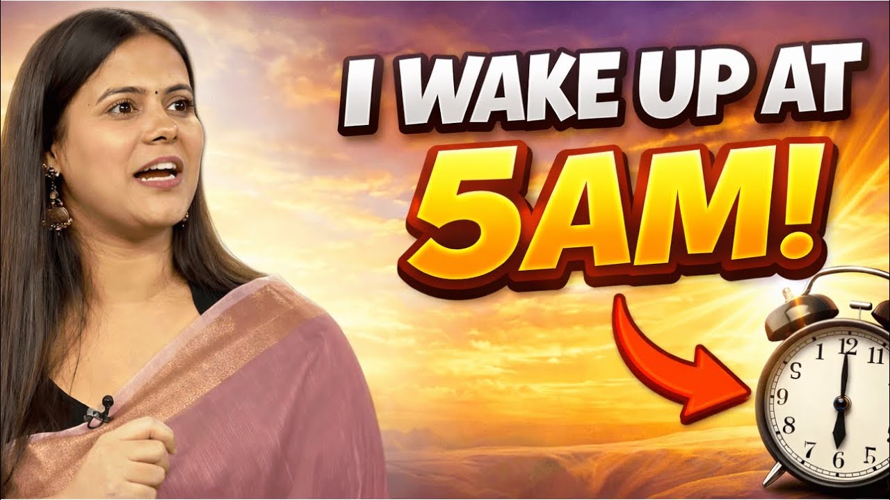 I wake up at 5 AM 😳| Shakti Dubey | AIR 1 | FIFTH ATTEMPT | CSE’24