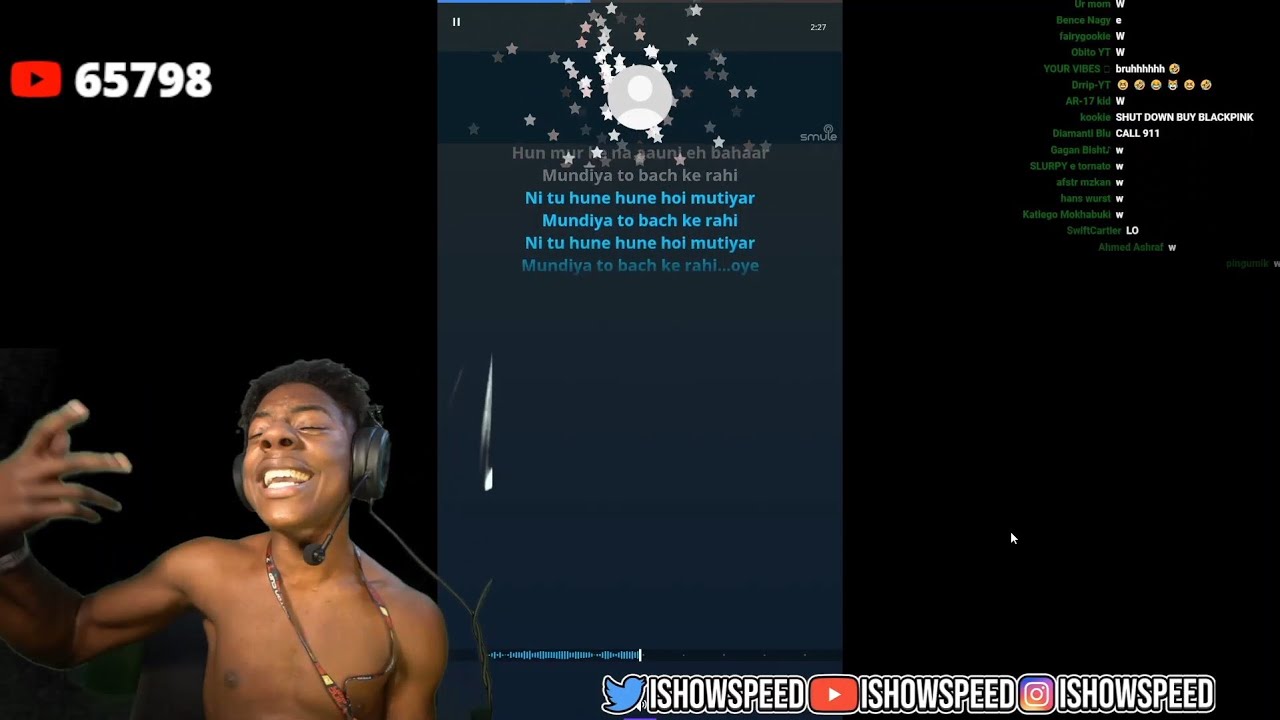 iShowSpeed Sings Indian Karaoke.. 💀😂