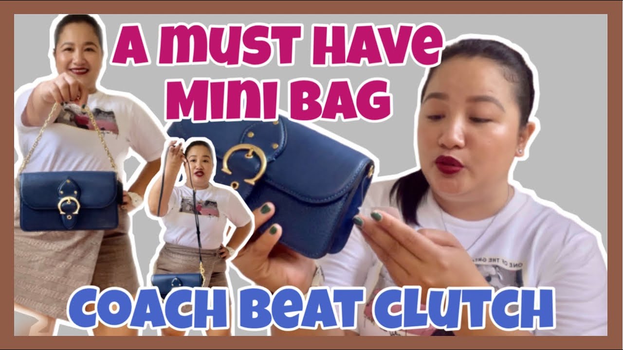 #BagReview: Coach Beat Crossbody Clutch in Deep Blue - A MUST HAVE MINI BAG FROM COACH!!!