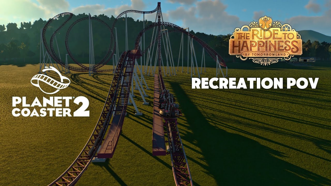 The Ride to Happiness Recreation in Planet Coaster 2