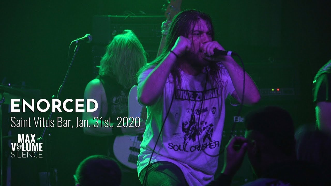 ENFORCED live at Saint Vitus Bar, Jan. 31st, 2020