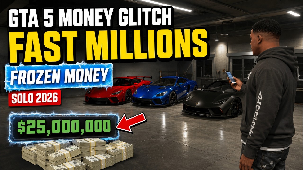 Глитч на деньги в GTA 5 2026 💸 НОВЫЙ одиночный метод для быстрого заработка миллионов | Глитч на ...