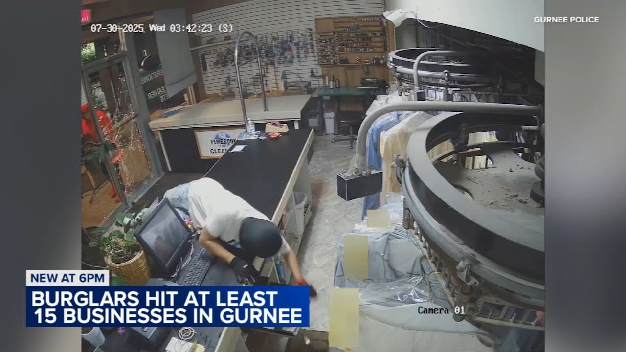 Gurnee police investigating 15 business break-ins, some burglaries