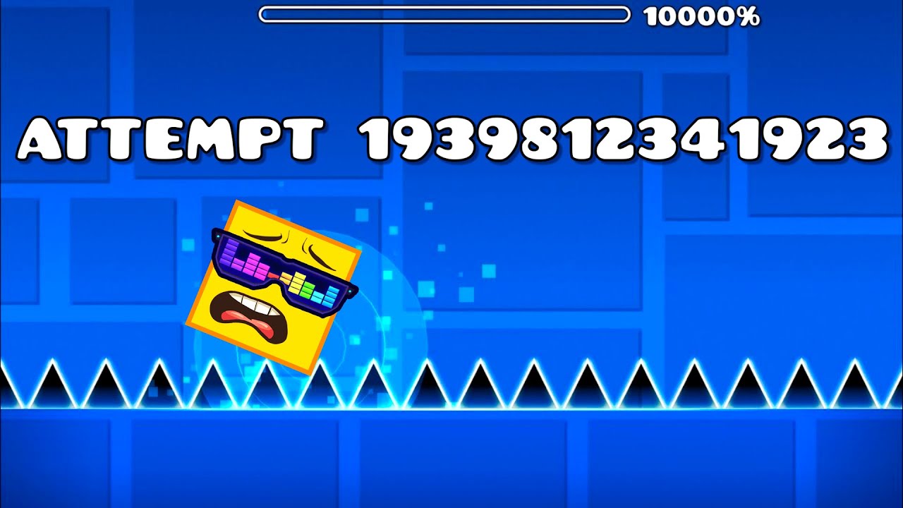 Sunny Plays HARD Geometry Dash...