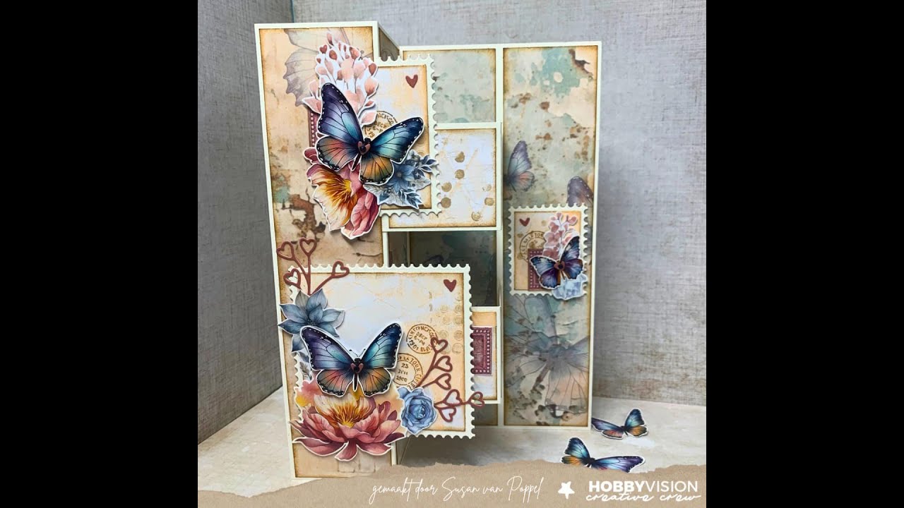 FacebookLive bij Hobbyvision 25 januari; FunFold Slimline met Flutter Flair