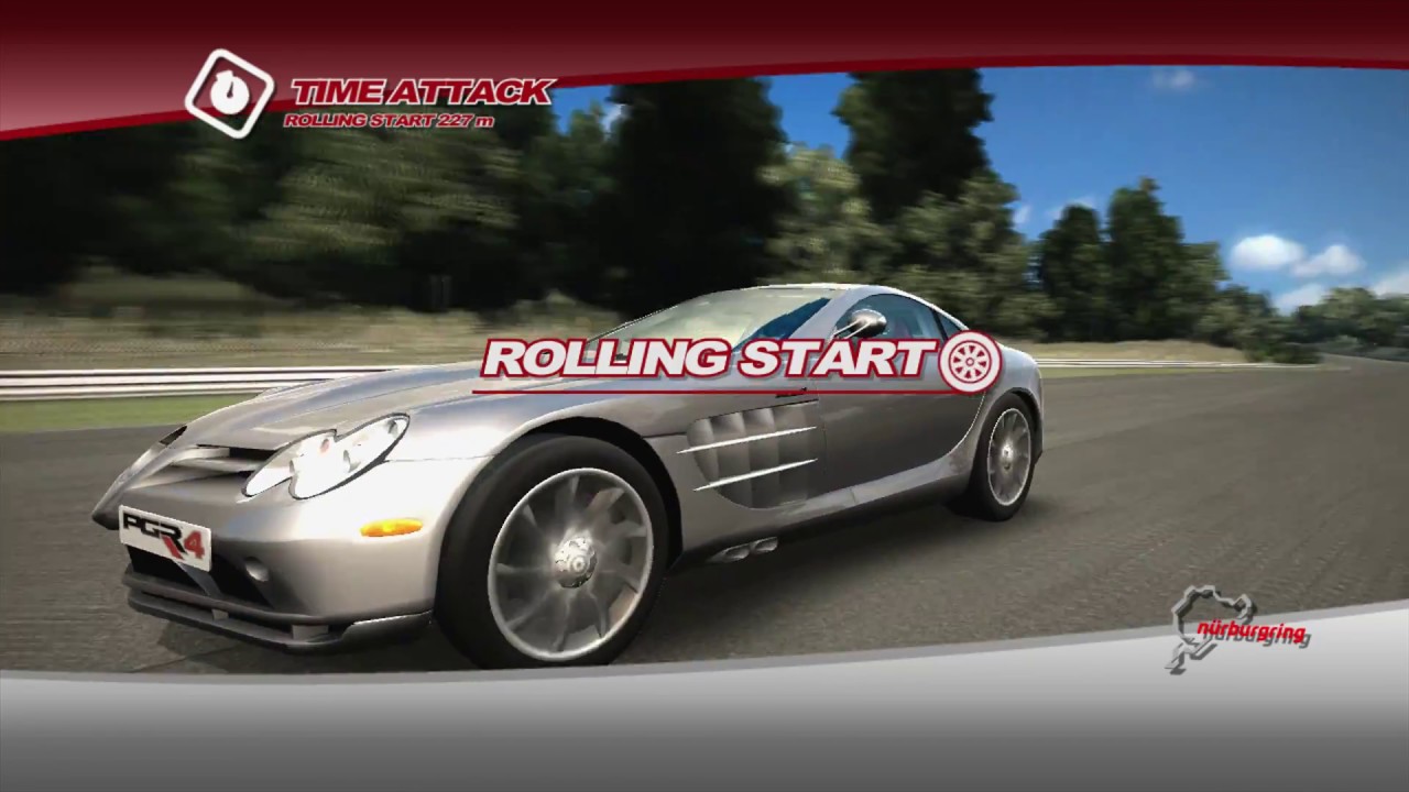 PGR4: SLR Nurburgring Lap (5:55.77)