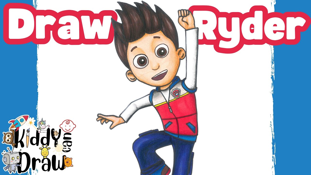 How to Draw Ryder from PAW Patrol