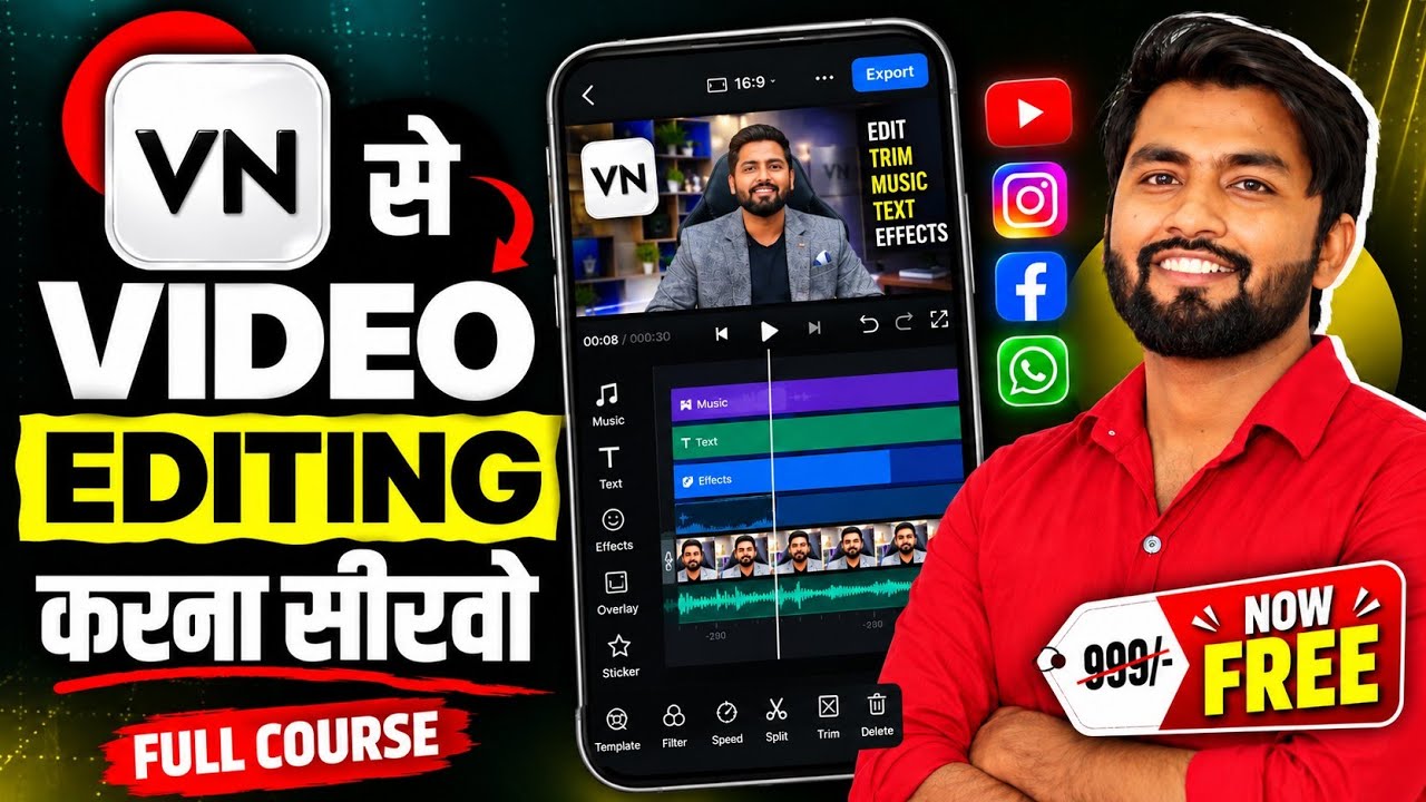 Vn App Se Editing Kaise Kare | Video Editing Kaise Kare | vn video editor | vn se video edit kare