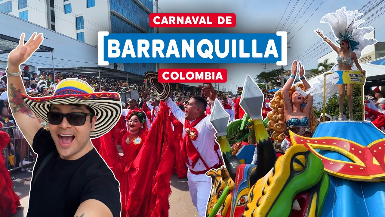 🇨🇴 La FIESTA más ESPECTACULAR de Colombia 🎉 | El Carnaval de Barranquilla 2025