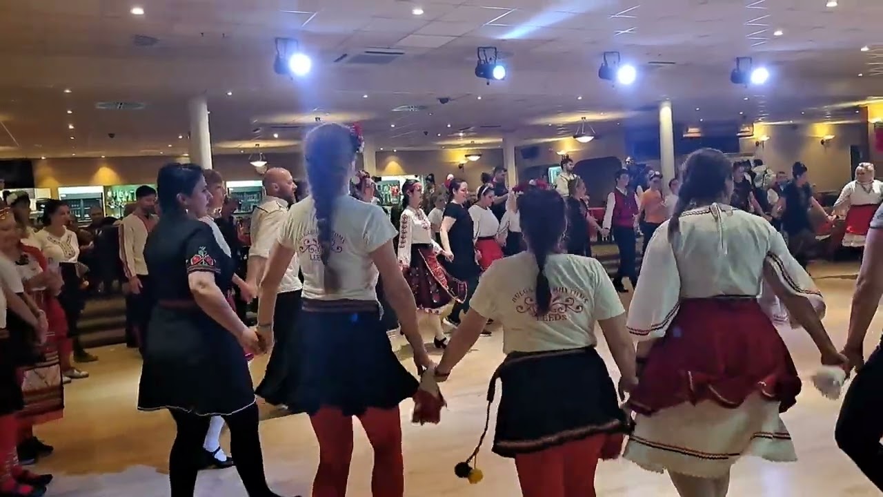 БУГАРКА хоро, Рекорд за Български народни хора,,Derby, UK, 3.02.2024