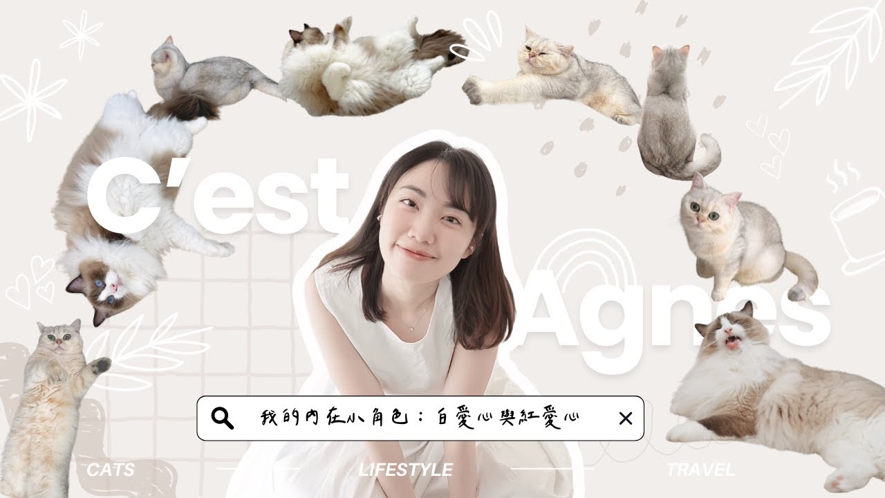 心理諮商小故事🎧認識了兩隻內在小角色🤍❤️｜C’est Agnes - Ag小日常 ◡̈