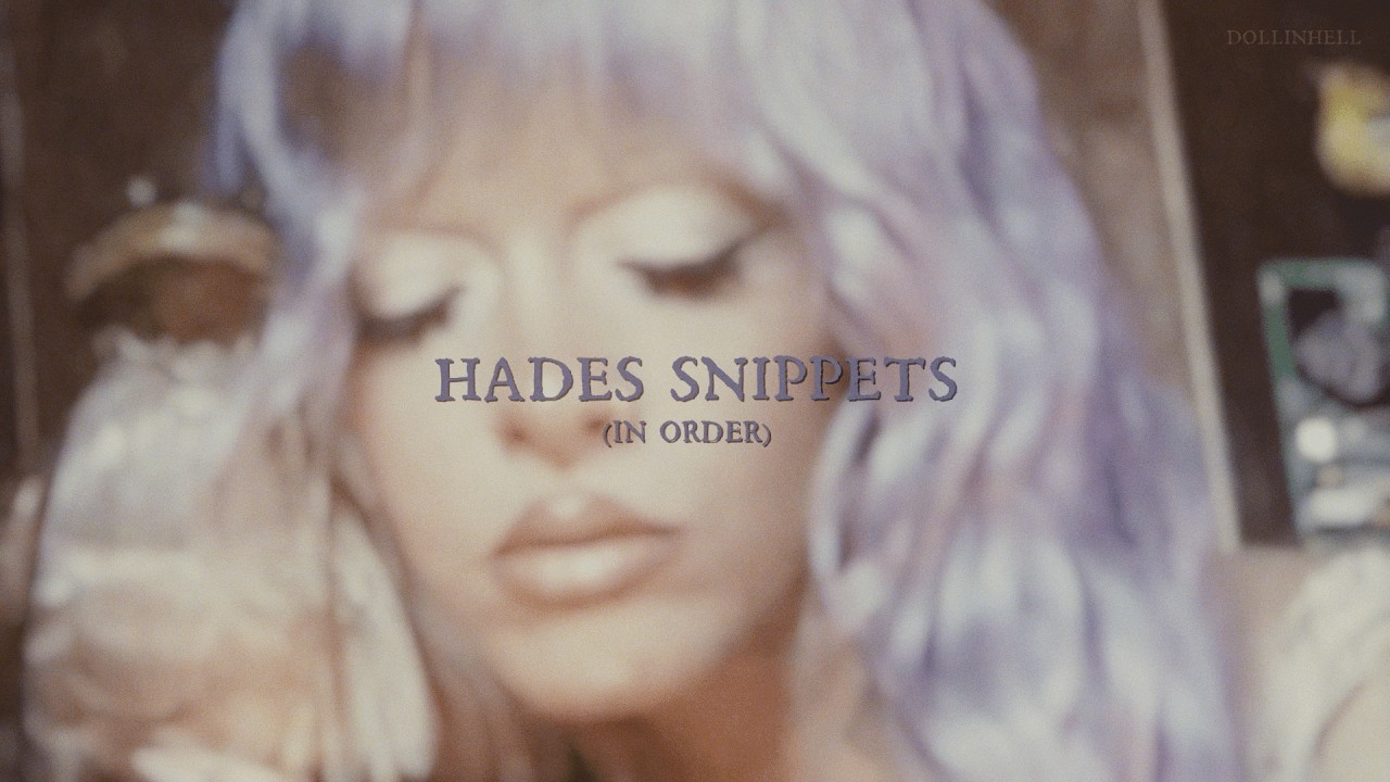 all HADES snippets in order . ݁₊ ⊹ . ݁˖ . ݁