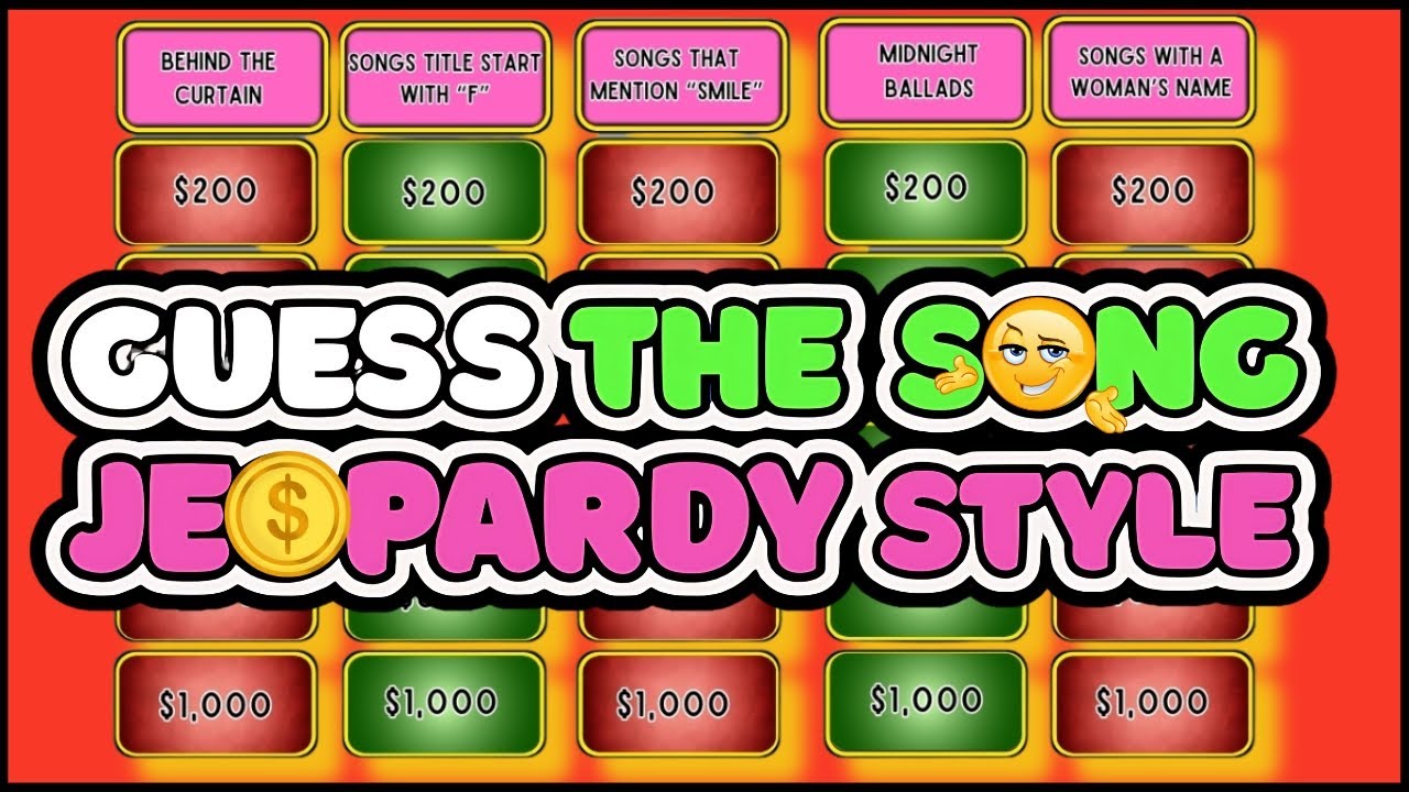 Угадай песню в стиле Jeopardy | За кулисами ☀️Названия песен начинаются на &laquo;F&raquo;🎸 и т.д.