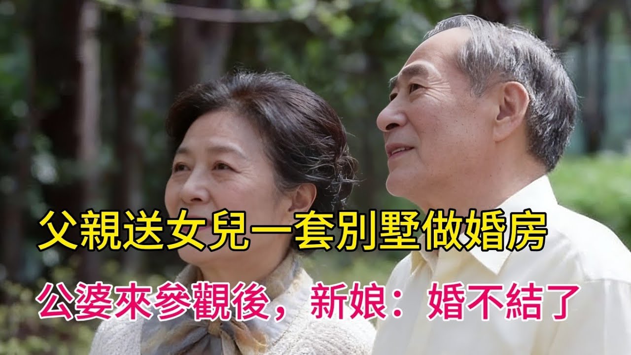 父親送女兒一套別墅做婚房，公婆來參觀後，新娘：婚不結了 #情感故事 #婚姻家庭 #情感
