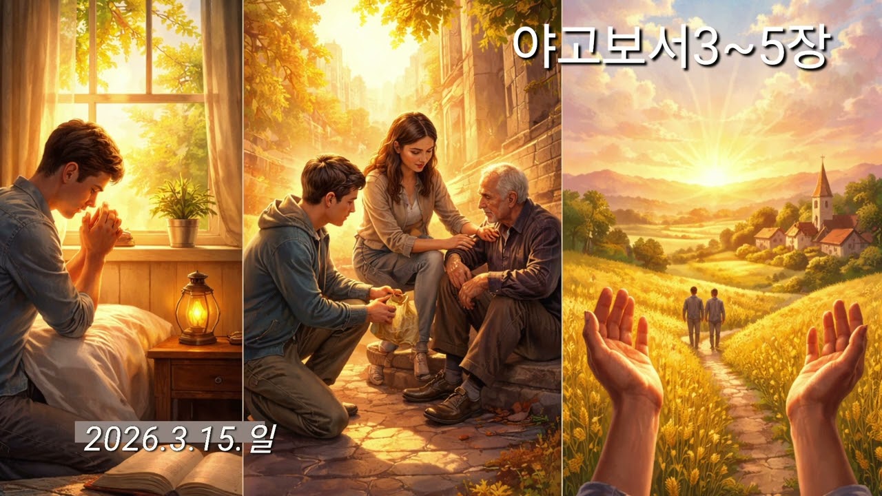 야고보서3~5/말의 지혜/겸손/인내와 기도의 능력