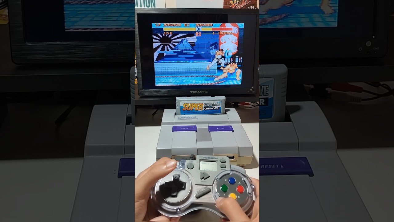 ALUGOU NA ÉPOCA? STREET FIGHTER II (MALUCÃO) DE SNES 