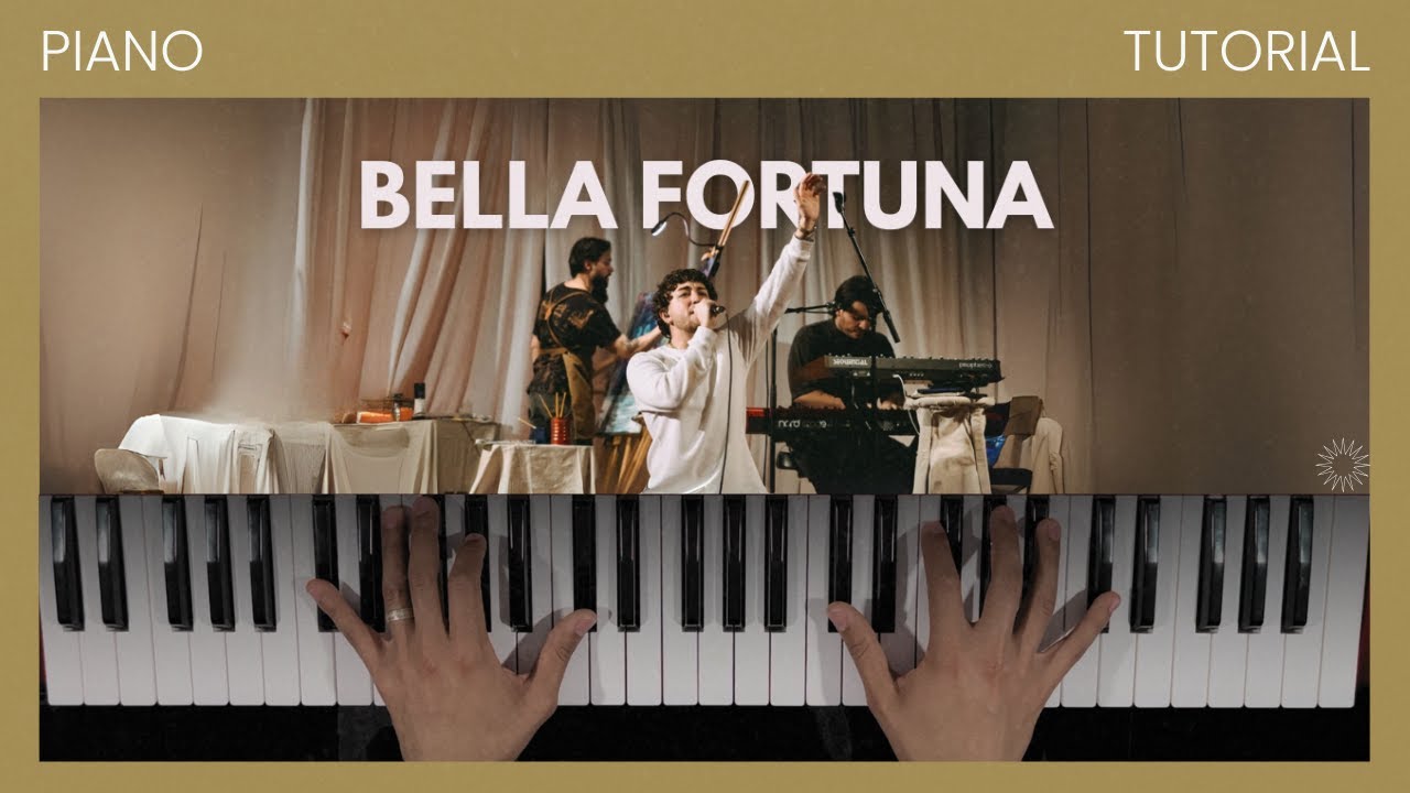 Bella Fortuna | Piano Tutorial | @NateDiazOfficial