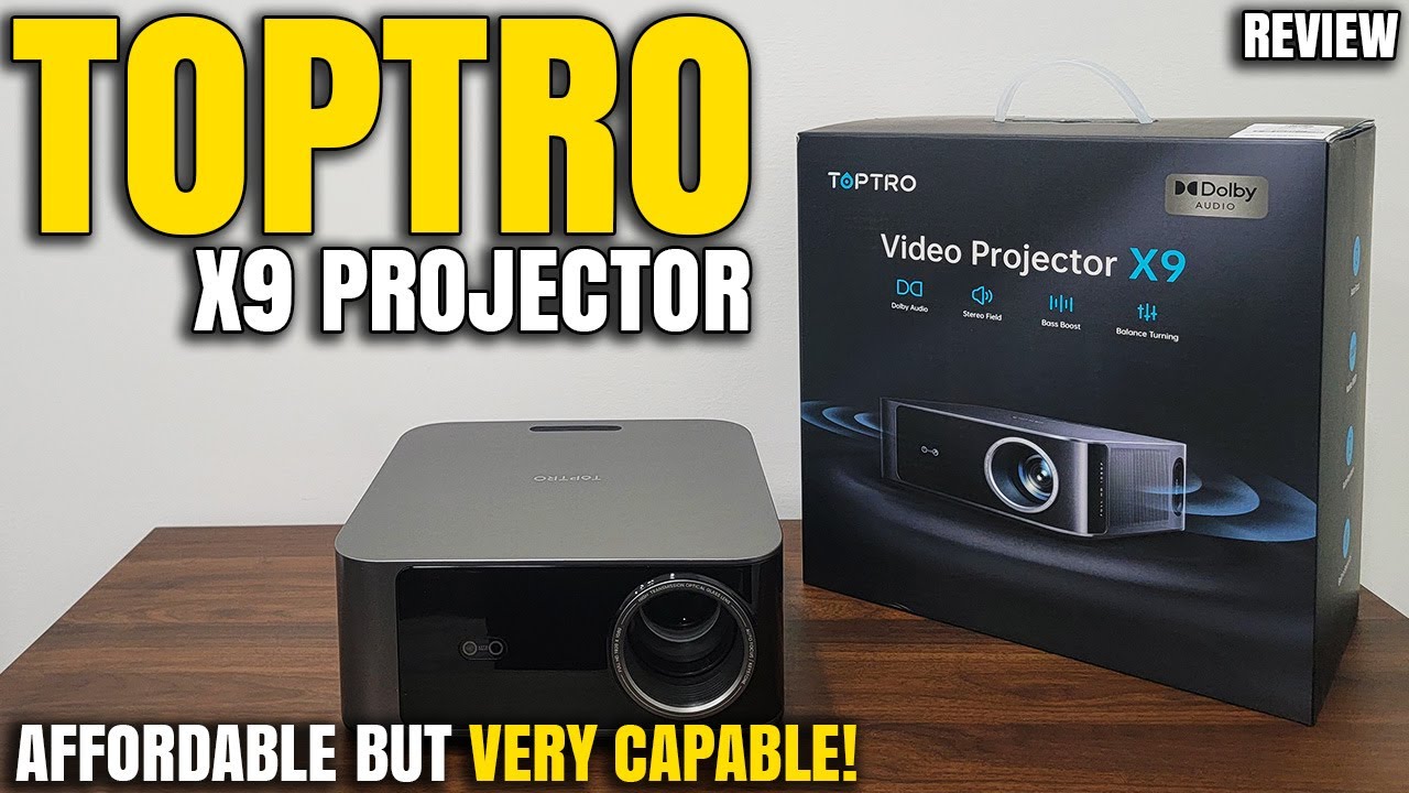 This Projector Is MUCH Better Than I Expected! | Toptro X9 Projector Review