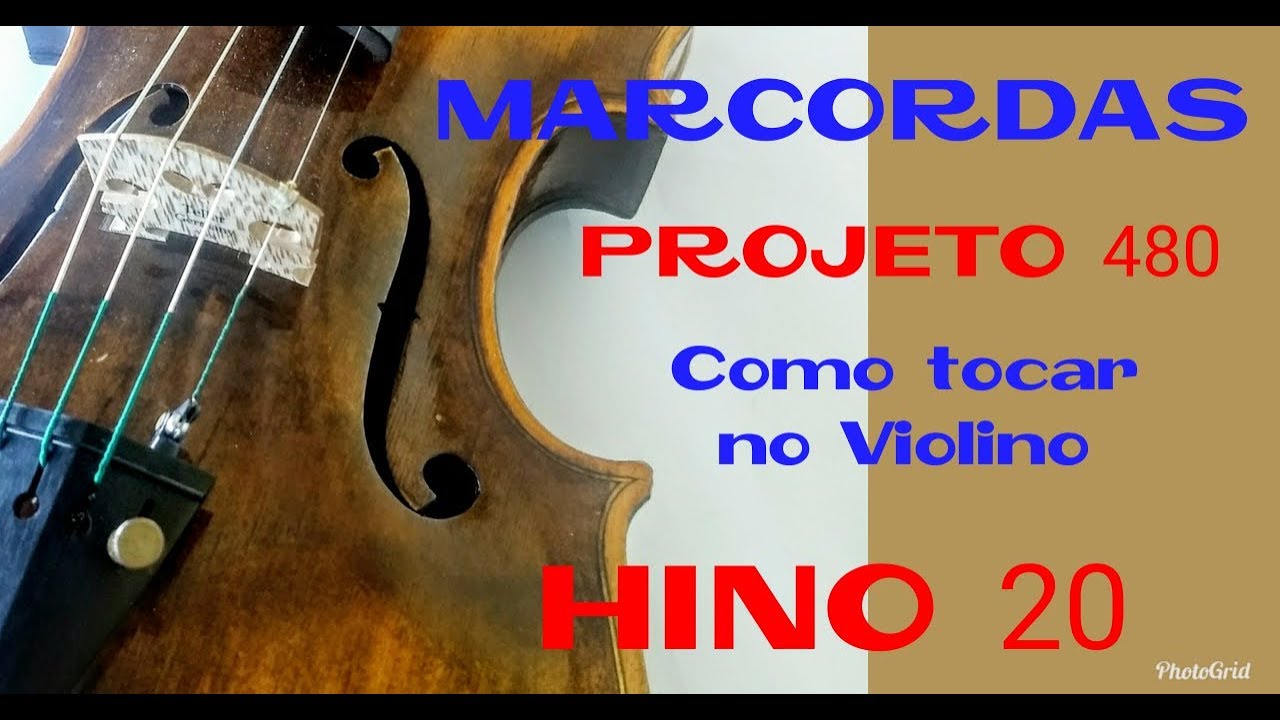 Hino CCB 20 - aula violino projeto 480