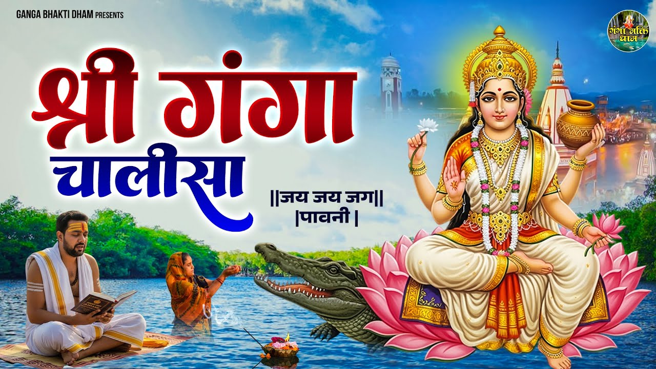 श्री गंगा चालीसा | Ganga Chalisa | Shri Ganga Chalisa with Lyrics | जय जय जग पावनी