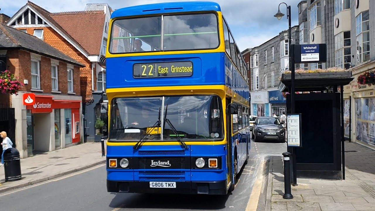 EPIC PURE THRASH!! | All Leyland Olympian (G806 TMX) | Preserved Metrobus