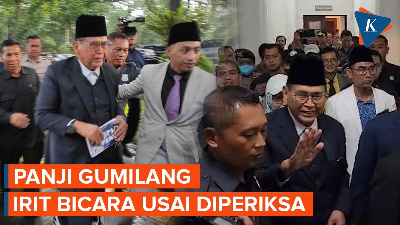 Pimpinan Al-Zaytun Panji Gumilang Irit Bicara Usai Bertemu Tim Investigasi