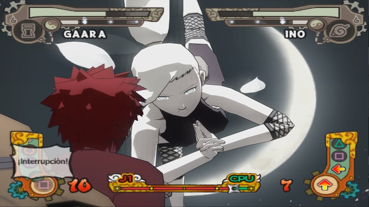 {Gaara Vs Ino} Naruto Shippuden Ultimate Ninja 5