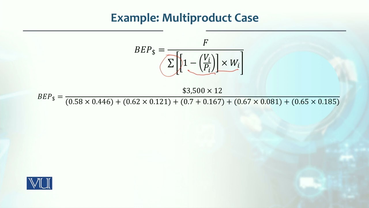Example Multiproduct Case | Production / Operations management | MGT713_Topic038