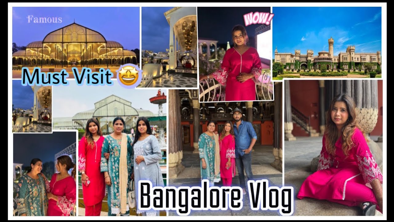 BANGALORE FAMOUS PLACES || LALBAGH BOTANICAL GARDEN ,CAFE , TIFFEN CENTER , PALACE || LOVELY KHAN