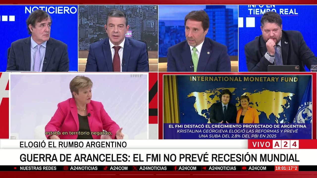 📺EL PASE ENTRE ROSSI Y FEINMANN: EL FMI RENOVÓ LOS ELOGIOS AL GOBIERNO ARGENTINO