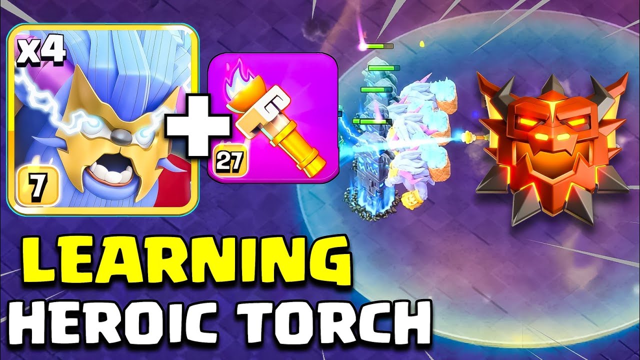 LEARNING Super Yetis + Heroic Torch😍 (TH18 Full Legend Day) | TH18 Clash of Clans